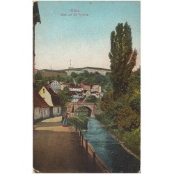 Glatz. Blick auf die Festung