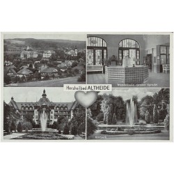Herzbad Altheide. Total. Kurhaus. Wandelhalle - Großer Sprudel. Kurpark