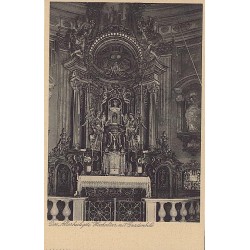 Das "Allerheiligste" Hochaltar mit Gnadenbild. Wallfahrtskirche U. L. Fr. von Albendorf Grafschaft Glatz