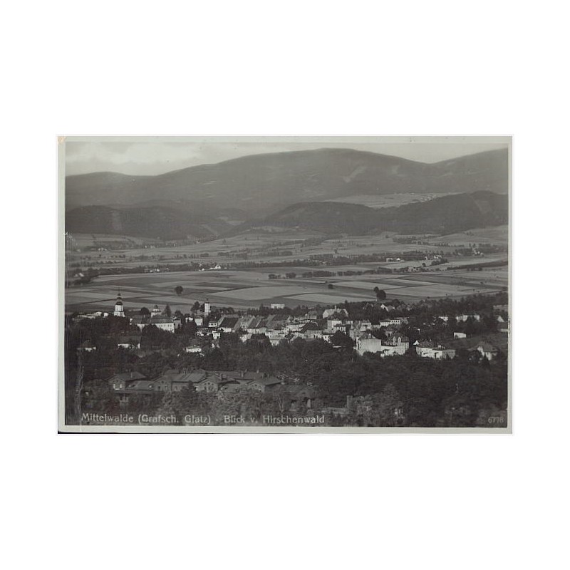 Mittelwalde (Grafsch. Glatz) - Blick v. Hirschenwald 6778