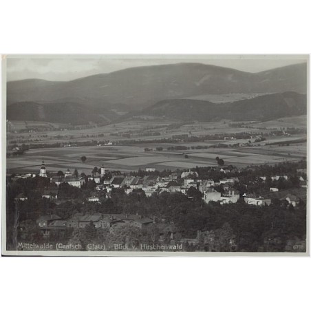 Mittelwalde (Grafsch. Glatz) - Blick v. Hirschenwald 6778