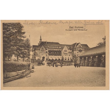 Bad Kudowa. Kurpark und Fürstenhof