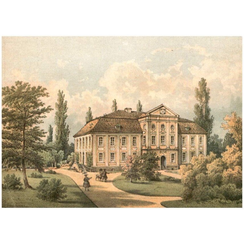 Pałac w Kostowie k. Kluczborka. Kostau