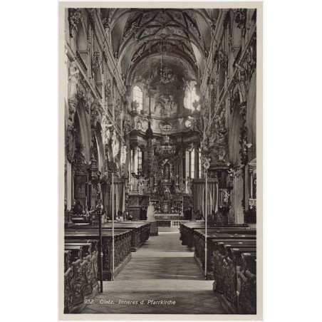 952. Glatz. Inneres d. Pfarrkirche