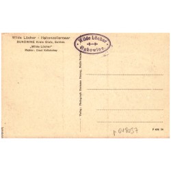 Wilde Löcher Hohenzollernaar. Bukowine Kreis Glatz, Schles. "Wilde Löcher" Pächter: Ernst Kollatschny