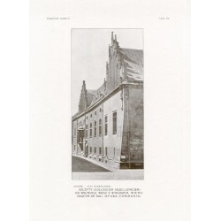 Zubrzycki: Skarb 2. Tabl. 191. Kraków "Collegium Iagellonicum" od wschodu / "ZUBRZYCKI: SKARB II. TABL. 191. KRAKÓW [...] "COLLE