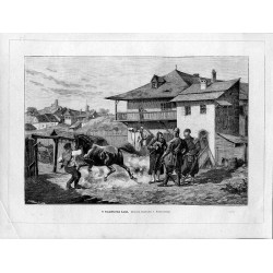 "U handlarza koni. Rysunek oryginalny A. Kędzierskiego. (1163)"