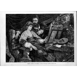 Uriel Acosta i Juditha. Z obrazu Maurycego Gotlieba [...]. 406 / "URIEL ACOSTA I JUDITHA. Z obrazu Maurycego Gotlieba [...]. 406