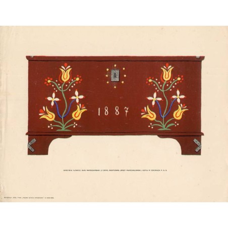 Skrzynia (Łowicz Gub. Warszawska) z oryginału skopiował Jerzy Warchałowski: Kopia w zbiorach P. S. S / "SKRZYNIA (ŁOWICZ GUB. W