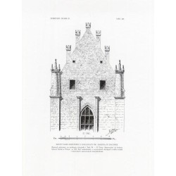 Zubrzycki: Skarb 3. Tabl. 261. Szczyt nawy krzyżowej z kolegiaty św. Marcina w Opatowie / "ZUBRZYCKI: SKARB III. TABL. 261. SZCZ