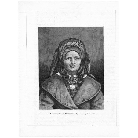 "Mieszczanka z Buczacza. Rysował z natury W. Grabowski."