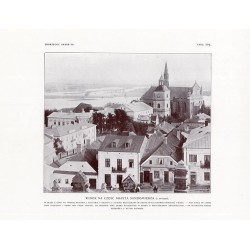 Zubrzycki: Skarb 3. Tabl. 205. Widok na część miasta Sandomierza (z Ratusza) / "ZUBRZYCKI: SKARB III. TABL. 205. WIDOK NA CZĘŚĆ