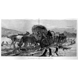 "Żydzi prowadzący konie na targ. Podług obrazu Brandta, rysował Władysław Szerner."