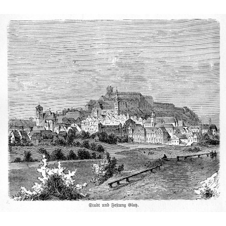 "Stadt und Festung Glatz."