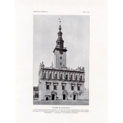 Zubrzycki: Skarb 3. Tabl. 215. Ratusz w Chełmnie / "ZUBRZYCKI: SKARB III. TABL. 215. RATUSZ W CHEŁMNIE [...] (Z FOTOGRAFII S. UL