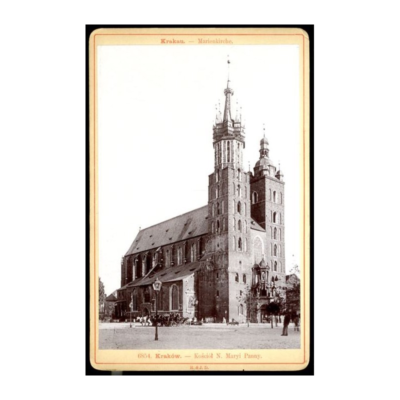 "6854. Kraków. - Kościół N. Maryi Panny. Krakau. - Marienkirche."