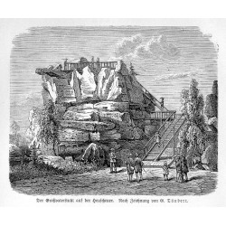 "Der Großvaterstuhl auf der Heuscheuer. Nach Zeichnung von G. Täubert."