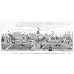 "Widok ogólny wystawy rolniczo-przemysłowéj we Lwowie. Rysował na miejscu podług fotografii Trzemeskiego, R. Szwojnicki. 568"