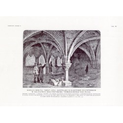 Zubrzycki: Skarb 2. Tabl. 161. Kaplica Świętej Trójcy czyli kapitularz w klasztorze pocysterskim w Sulejowie / "ZUBRZYCKI: SKARB