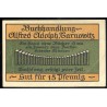 "15 pf Tarnowitz O/S 15 pf" / "Buchhandlung Alfred Adolph, Tarnowitz Gut für 25 Pfennig"