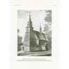 Zubrzycki: Skarb 2. Tabl. 151. Kościół drewniany w Bóbrce / "ZUBRZYCKI: SKARB II. TABL. 151. KOŚCIÓŁ DREWNIANY W BÓBRCE KOŁO KRO