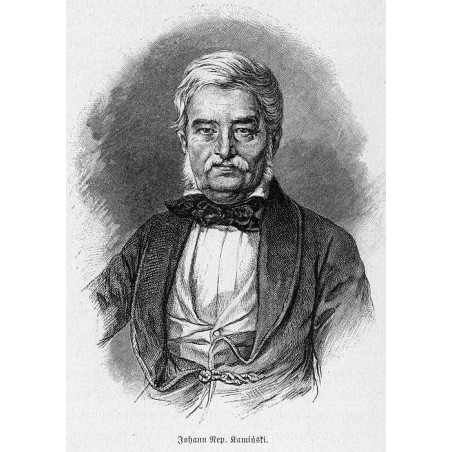 "Johann Nep. Kamiński." / "Johann Nep. Kamiński nach der Lithographie des Franz Tepa, von Wilhelm Hecht"