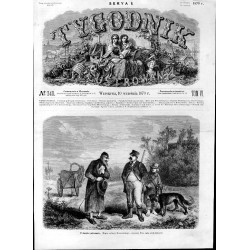 "Podwójne polowanie. (Kopia z obrazu Kostrzewskiego, z wystawy Tow. zach. sztuk pięknych)."