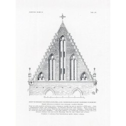 Zubrzycki: Skarb 3. Tabl. 277. Szczyt od wschodu katedry wawelskiej w Krakowie / "ZUBRZYCKI: SKARB III. TABL. 277. SZCZYT OD WSC
