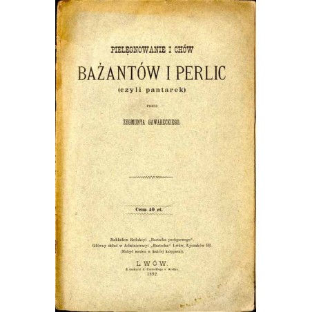 Pielęgnowanie i chów bażantów i perlic (czyli pantarek)