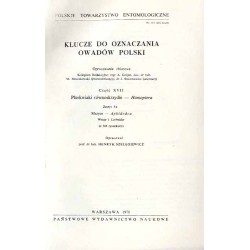 Klucze do oznaczania owadów Polski. Cz.17: Pluskwiaki równoskrzydłe - Homoptera. Z.5a: Mszyce - Aphidodea