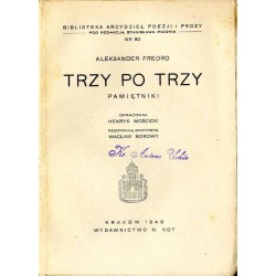Trzy po trzy. Pamiętniki