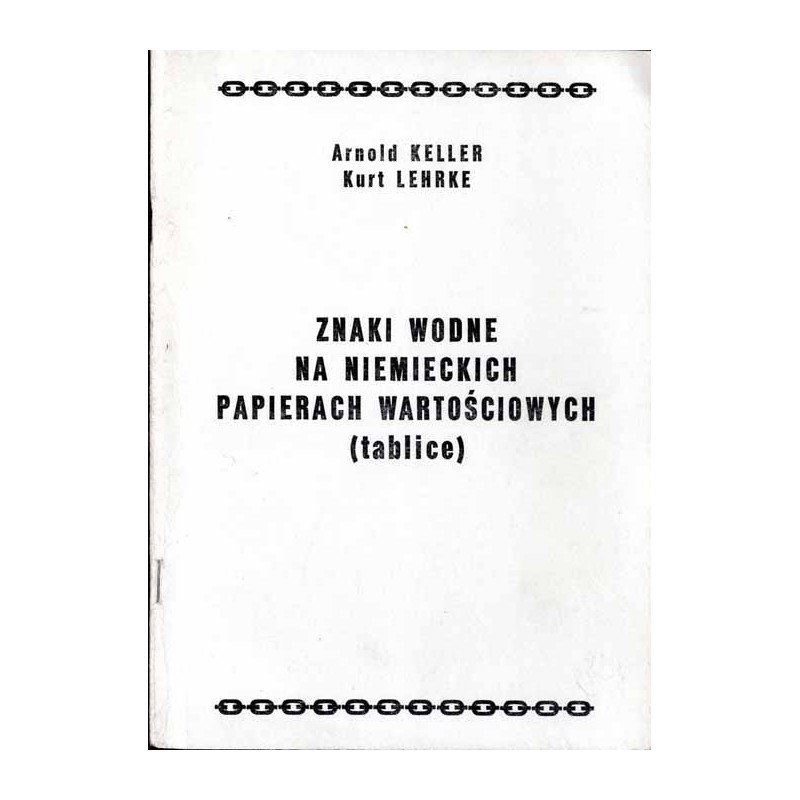 Znaki wodne na niemieckich papierach wartościowych (tablice)