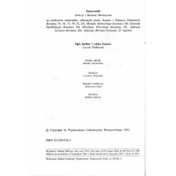 Cmentarz Powązkowski w Warszawie. Materiały inwentaryzacyjne. T. 2: Kwatery: 15-23, 23 wprost, 24