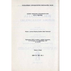 Bibliografia historii Wielkopolski. T. 2. Z. 4-8