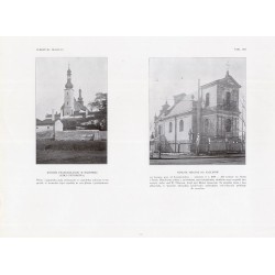 Zubrzycki: Skarb 4. Tabl. 389. [1] Kościół franciszkański w Radomsku [2] Kościół niegdyś oo. paulinów we Lwowie / "ZUBRZYCKI: S