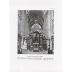 Zubrzycki: Skarb 4. Tabl. 329. Wnętrze katedry krakowskiej na Wawelu / "ZUBRZYCKI: SKARB IV. TABL. 329. WNĘTRZE KATEDRY KRAKOWSK