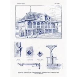 Zubrzycki: Skarb 1. Tabl. 39. Spichlerz nadrzeczny na Nowym Mieście w Warszawie ul. Boleść. Rys. Józef Smoliński / "ZUBRZYCKI: S