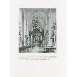 Zubrzycki: Skarb 4. Tabl. 352. [Fara] Widok wnętrza katedry łużyckiej w Chełmnie / "ZUBRZYCKI: SKARB IV. TABL. 352. WIDOK WNĘTRZ
