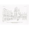 Zubrzycki: Skarb 1. Tabl. 27 i 28 (podwójna). Architektura placu Dominikańskiego z widokiem na Kościół oo. Dominikanów w Krakowi