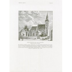 Zubrzycki: Skarb 4. Tabl. 338. Kościół parafialny czyli fara w Piotrkowie / "ZUBRZYCKI: SKARB IV. TABL. 338. KOŚCIÓŁ PARAFJALNY