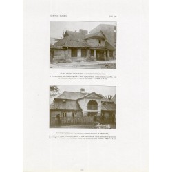 Zubrzycki: Skarb 4. Tabl. 362. [1] Stary dworek przy ul. Biskupiej w Krakowie [2] Dworek przy ulicy Zwierzynieckiej w Krakowie