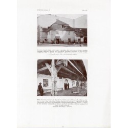 Zubrzycki: Skarb 4. Tabl. 397. [1] Dworek miejski w Krakowie [2] Widok drewnianych podcieni z  Zakliczyna / "ZUBRZYCKI: SKARB I