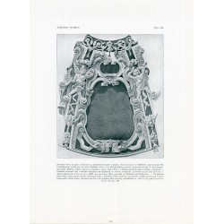 Zubrzycki: Skarb 4. Tabl. 398. Szczegół rzeźby w gipsie wykonanej na podniebieniu kopuły z Kaplicy Oświęcimów w Krośnie, przy Ko