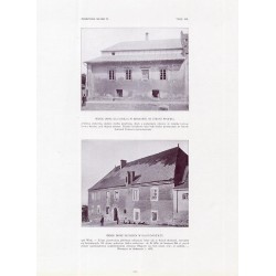 Zubrzycki: Skarb 4. Tabl. 358. [1] Widok Domu Długosza w Krakowie od strony Wawelu [2] Widok Domu Długosza w Sandomierzu / "ZUB