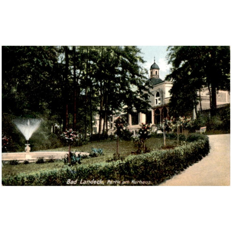 Bad Landeck, Partie am Kurhaus.