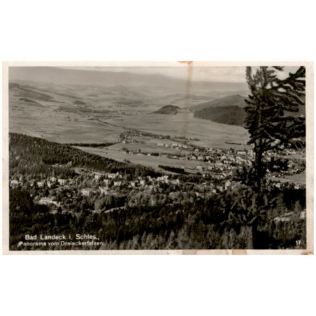 Bad Landeck i. Schles., Panorama vom Dreieckerfelsen. 17