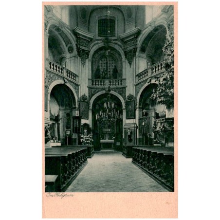 Im Heiligtum / Rewers: Wallfahrtkirche U. L. Fr. von Albendorf Grafschaft Glatz