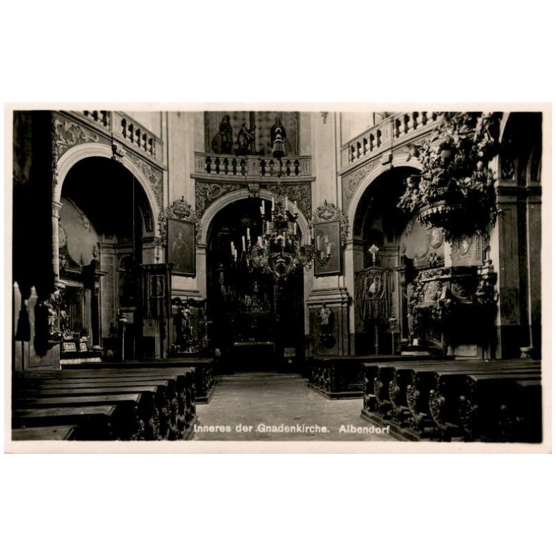 Inneres der Gnadenkirche. Albendorf