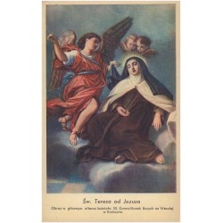 Św. Teresa od Jezusa. Obraz w głównym ołtarzu kościoła SS. Karmelitanek Bosych na Wesołej w Krakowie