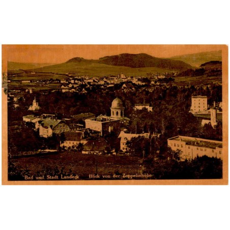Bad und Stadt Landeck. Blick von der Zeppelinhöhe